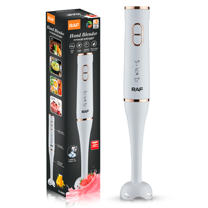 RAF 800W 핸드 블렌더 우아한 스틱 믹서 <span class=keywords><strong>BPA</strong></span> 무료 4 블레이드 15000rpm 모터 및 얼음 분쇄 부드러운 주스 수프 - Product Image 5