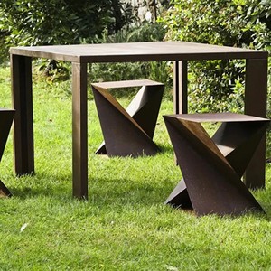Bancs métalliques d'extérieur tables métalliques meubles en acier - Product Image 6