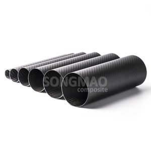 Tube d'échappement double en fibre de carbone de 80mm 90mm 100mm pour moto - Product Image 2
