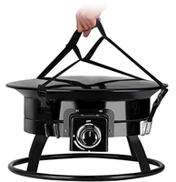 Barbecue à gaz multifonctionnel certifié, durable, pour fêtes, avec foyer de cuisson