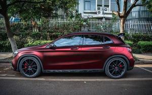 Film automatique d'enveloppe de voiture rouge Romani de galvanoplastie 1.52*17M Film de changement de couleur d'ANIMAL FAMILIER de PVC de vente chaude de haute qualité pour l'enveloppe de vinyle de voiture - Product Image 4