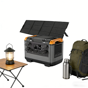 Générateur Solaire Portable T20 Lon à Onde Sinusoïdale Pure avec Batterie au Lithium 2000W 2400W 3000W, Station d'Énergie Extérieure MPPT à Prix Abordable - Product Image 1