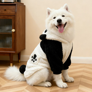 Ropa de Invierno para Perros, Gruesa y Cálida, Disfraz de Panda de Dos Patas para Perros Medianos y Grandes como Golden Retriever y Samoyed - Product Image 1