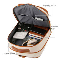 Mochila para Computadora Portátil, Resistente al Agua, con Puerto USB, para Viajes de Negocios, para Hombres y Mujeres