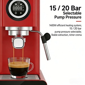 <span class=keywords><strong>Cafetera</strong></span> <span class=keywords><strong>Espresso</strong></span> Portátil Mini Eléctrica para el Hogar, <span class=keywords><strong>15</strong></span>/20 <span class=keywords><strong>Bares</strong></span>, Control Digital, Calentamiento Rápido, Aleación de Aluminio, para Amantes del Café - Product Image 2