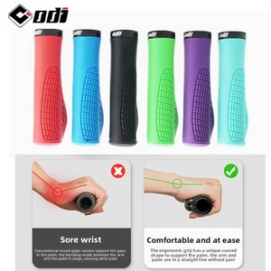 Manopole Bici ODI Double Lock-on Ammortizzanti Ergonomiche in Gomma per Mountain Bike, Coprimanubrio Universali per Ciclismo MTB - Product Image 5