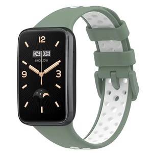 Correa de Silicona para Xiaomi Band 7 Pro, Correa de Reloj Deportiva de TPU de Doble Color Oficial para Xiaomi Band 7 Pro - Product Image 2