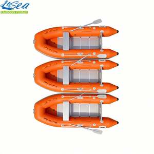 Hisea Günstiges China Weihai Direktvertrieb auf Lager 9 Fuß 4-Personen Schlauchboot mit Sonnendach für Sicherheit - Product Image 1