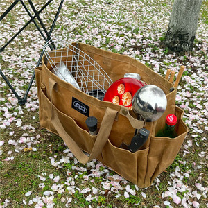 كيس تخييم مقاوم للماء عالي الجودة للأماكن الخارجية من قماش مشمع مع مع جيوب متعددة - Product Image 5