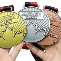Médailles en gros Karaté Football Taekwondo Football Dance Gold Running Cycling Basketball Award Médaille personnalisée de sport en métal vierge