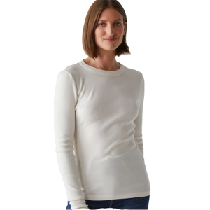 Nouvelle Arrivée T-shirts à Manches Longues Respirants en Polyester/Coton Coupe Slim Personnalisée Vente en Gros Logo Personnalisé Décontracté Style Urbain Femme - Product Image 1