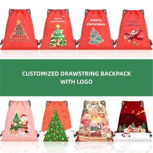 High Quality Custom Wholesale Sport <b>Drawstring</b> Christmas Promotion <b>Backpack</b> <b>Drawstring</b> Double Shoulder <b>Drawstring</b> <b>Backpack</b> - Product Image 5