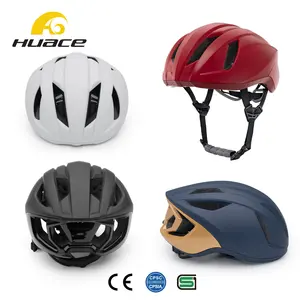 HUACE pc eps in-mould adult bike helmet colorful bicycle safety insect-proof net road bike bicycle riding helmet