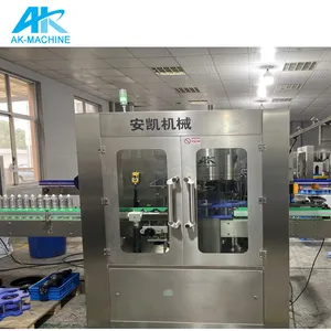 Máquina de etiquetas rotativa, grande capacidade, opp, derretida quente, para garrafa de plástico de 500-1000ml, equipamentos de etiquetagem