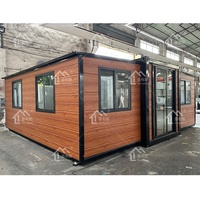 20FT Facile à Installer Bureau Dortoir Mobile Logement Amovible Moduler Résidentiel Conteneur Logement Double aile maison pliante
