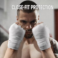 Bandages de boxe professionnels respirants avec boucle pour le pouce, bandages élastiques pour les poignets et les mains, pour le Muay Thai et le sparring