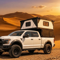 Camper de pick-up tout-terrain en aluminium, coque de camping-car pour pick-up, ouverture rapide automatique quatre saisons, structure en aluminium alvéolé durable