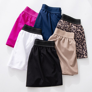 Falda de tenis con estampado de <span class=keywords><strong>leopardo</strong></span> para mujer, minifalda plisada de corte A con pantalones cortos incorporados, antiexposición, de secado rápido, para deportes atléticos - Product Image 4
