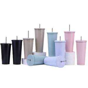 Tasses à café en acier inoxydable et plastique en gros, capacité 16oz (1000ml), couleurs personnalisées, style américain, pour extérieur et maison, Vietnam - Product Image 3