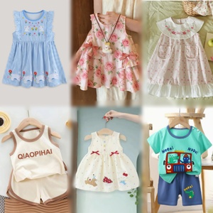 Lote Mixto de Ropa de Verano para Niños al por Mayor, Niños y Niñas, Varios Estilos, Varios Colores, Varios Tamaños, Surtido, Suministro Diario para Niños, Envío Rápido - Product Image 5