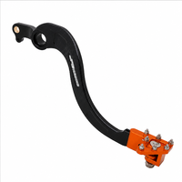 Accessoires de levier de frein/pédale modifiés à placement inférieur pour moto tout-terrain CRF250R/450R/CRF250RX