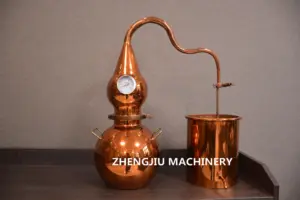ZJ yeni bakır alkol damıtma ekipmanları hala pompa içecek işleme alkollü ruh damıtma ile üretilmiştir