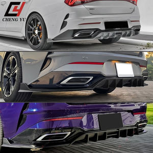 Spoiler Posteriore Sportivo a 3 Pezzi con Luce LED per <span class=keywords><strong>Kia</strong></span> K5 2020-2025, Nero Lucido Effetto Carbonio, Accessorio per Upgrade Aerodinamico Esterno - Product Image 3