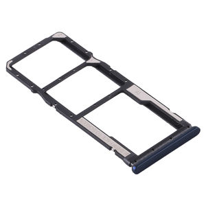 Bandeja de Tarjeta SIM Triple Cut Negra de Repuesto para Xiaomi Redmi Note 9T - Product Image 1