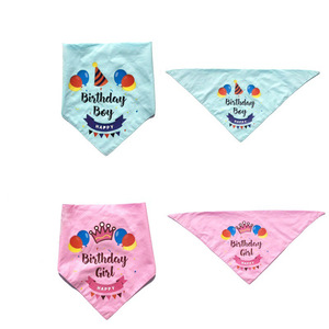 Pañuelos para mascotas, pañuelos tipo bandana para cumpleaños de perros, baberos para perros para fiestas - Product Image 6