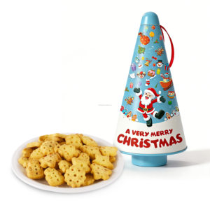 Biscuits au beurre <span class=keywords><strong>de</strong></span> <span class=keywords><strong>Noël</strong></span> en forme personnalisée, garniture dorée, en boîte, biscuits danois, directement <span class=keywords><strong>de</strong></span> l'usine - Product Image 1
