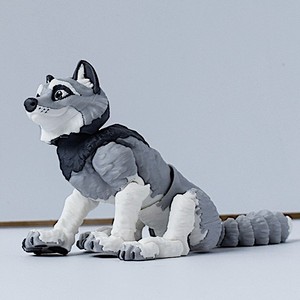 Vashine 3D impreso el Sirius PLA colorido creatividad niños juguetes 3D figura de acción <span class=keywords><strong>Toi</strong></span> materiales ecológicos lindos juguetes de Coyote - Product Image 5