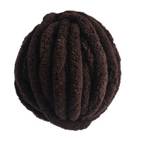 Fil à tricoter en velours de 2 cm pour bébé, fil chenille épais et moelleux pour tricot à la main, vente en gros d'usine