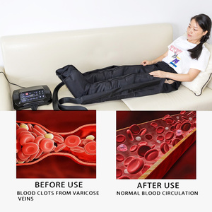 Botas de recuperación de crioterapia deportiva con logotipo personalizado de fábrica de China, máquina de drenaje linfático, masaje de piernas - Product Image 4