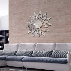 Modernas y Lujosas Pegatinas de Pared Acrílicas 3D, Espejos Reflectantes Decorativos para el Hogar, para la Sala de Estar - Product Image 6