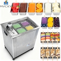 Mvckyi 4 Vormen Commerciële IJslollymachine Automatische Ataforma Verse Melk IJslollymaker voor IJs-lollipop Apparatuur