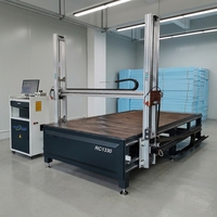 Machine de découpe CNC horizontale industrielle Rongchi à fil multi-brins pour mousse, moteur pas à pas haute vitesse pour moule de planche de surf en mousse EVA marine