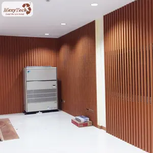 acoustic wall panels decorative Interior PVC wall Fluted designs exterior easy installation Wpc wall panel