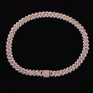 Hai Tone Vòng Cổ 925 Sterling Silver Rose Gold Cuban Chain Bán Buôn Hiphop Mặt Dây Chuyền Iced Out Tùy Chỉnh Moissanite Shark Mặt Dây Chuyền - Product Image 4