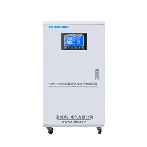 Automatic voltage regulator for ice cream machine 50hz 60hz voltage Stabilizer svc 30KVA 60KVA automatic voltage regulator