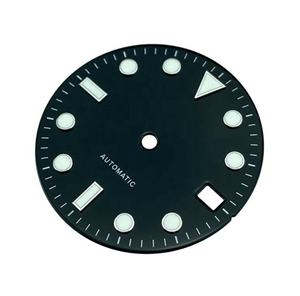 다양한 색상 28.5mm 에나멜 다이얼 부분 SUB 스타일 시계 다이얼 NH35 a 슈퍼 발광 - Product Image 4