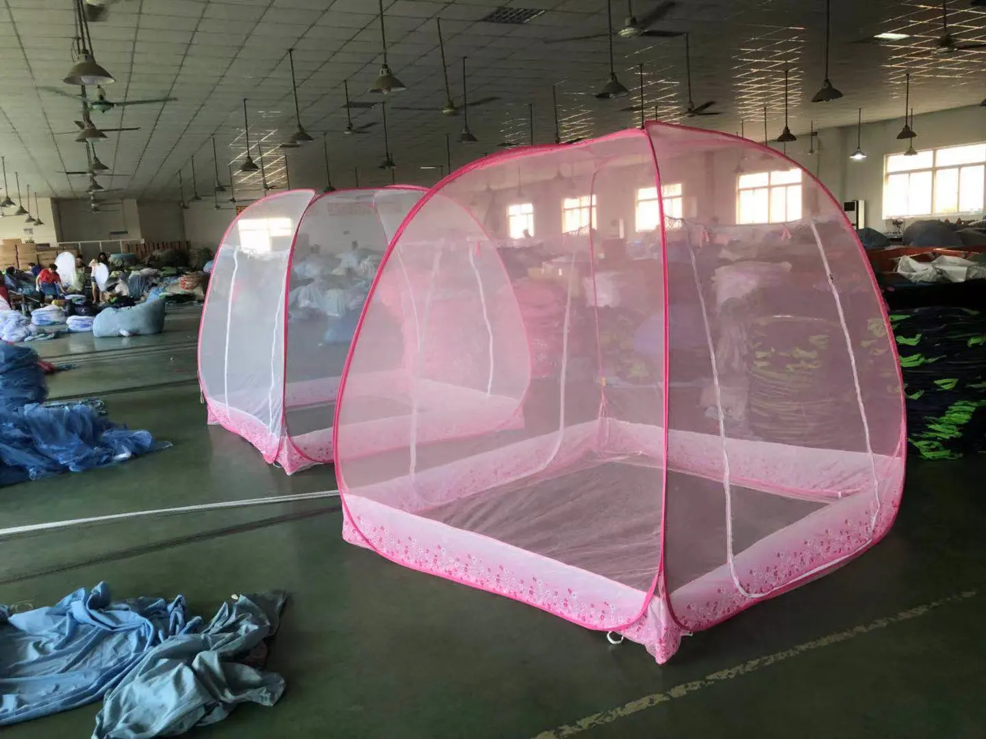 Diskon besar baru portabel lipat cepat tempat tidur rumah dekorasi dewasa kelambu nyamuk