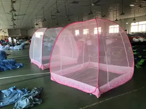 ホット販売新しいポータブルクイック折りたたみホームベッド寝具装飾大人の蚊帳