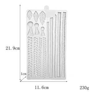 <b>Cake</b> Trim Silicone Mold Rectangle Chocolate Fondant Baking Decor Molds Wedding <b>Cake</b> <b>Decorating</b> <b>Supplies</b> - Product Image 3