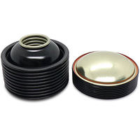 Composants de bombe aérosol métallique jetable personnalisables par le fabricant (cône supérieur, cône inférieur, dôme) 52 mm, réutilisables et écologiques