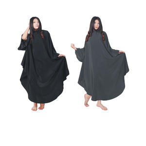 Fabbrica Custom Logo nero parrucchiere scialle impermeabile da barbiere mantelle di alta qualità per il taglio dei capelli <span class=keywords><strong>mantella</strong></span> per la <span class=keywords><strong>donna</strong></span> - Product Image 2