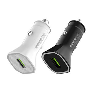 Somostel <span class=keywords><strong>A50</strong></span> <span class=keywords><strong>Cargador</strong></span> de coche rápido QC3.0 18W Adaptador de <span class=keywords><strong>cargador</strong></span> de coche de carga rápida Adaptador de viaje con luz LED <span class=keywords><strong>Cargador</strong></span> De Carro - Product Image 4