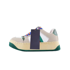 Chaussures de course légères en cuir véritable et tissu respirant pour femmes et hommes, logo original DSYX GG, baskets de luxe 2025 - Product Image 2