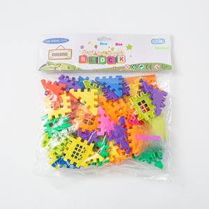 Bloques de construcción DIY de plástico de alta calidad al por mayor, juguetes educativos multiforma, modelo colorido ensamblado para niños, regalo de aprendizaje - Product Image 1