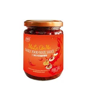 Qinma Volledig Natuurlijke En Veganistische Sichuan-Peper Mala Smaak Chilisaus 100G