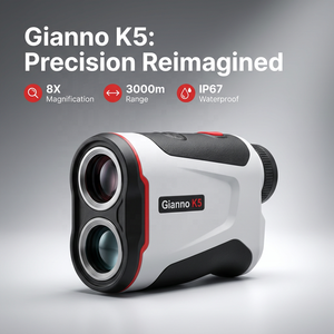Telémetro de <span class=keywords><strong>Golf</strong></span> Gianno K5 con Ampliación 8X, 3000m, Medidor de Distancia Láser de Alta Precisión, Óptica Nítida, Medición de Pendiente - Product Image 2